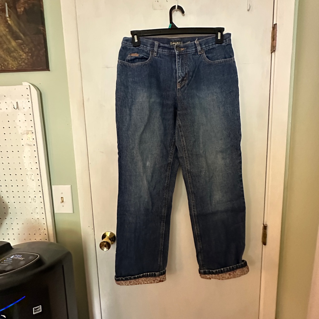 Eddie Bauer Dark Blue Straight Leg Jeans
